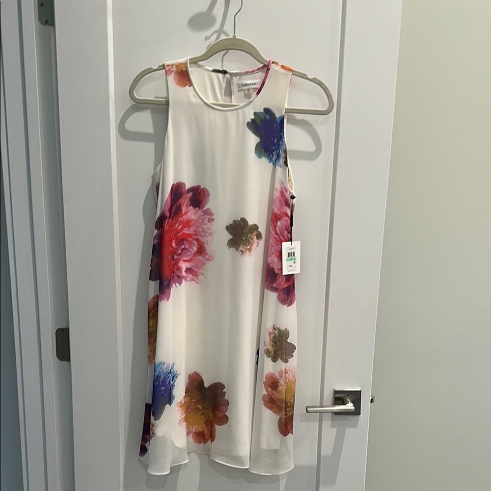Calvin Klein Floral Sleeveless Dress